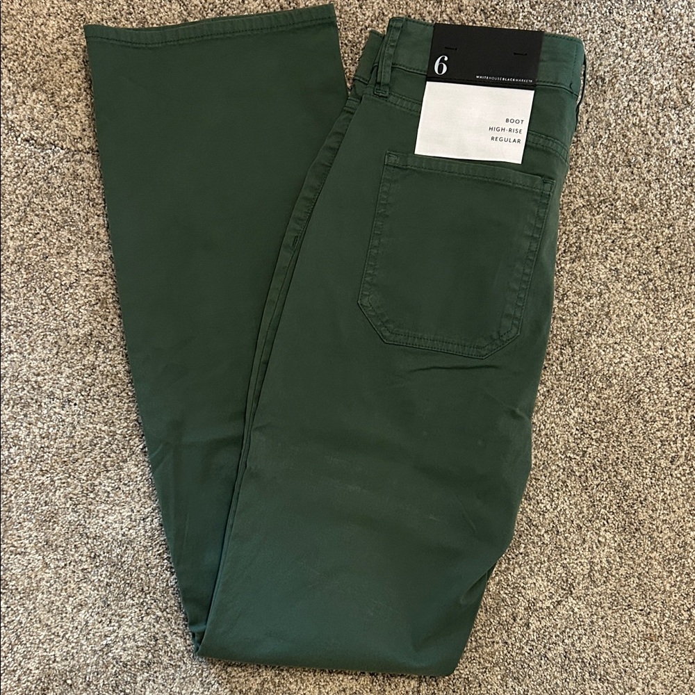 WHBM High-Rise Boot Cut Jeans